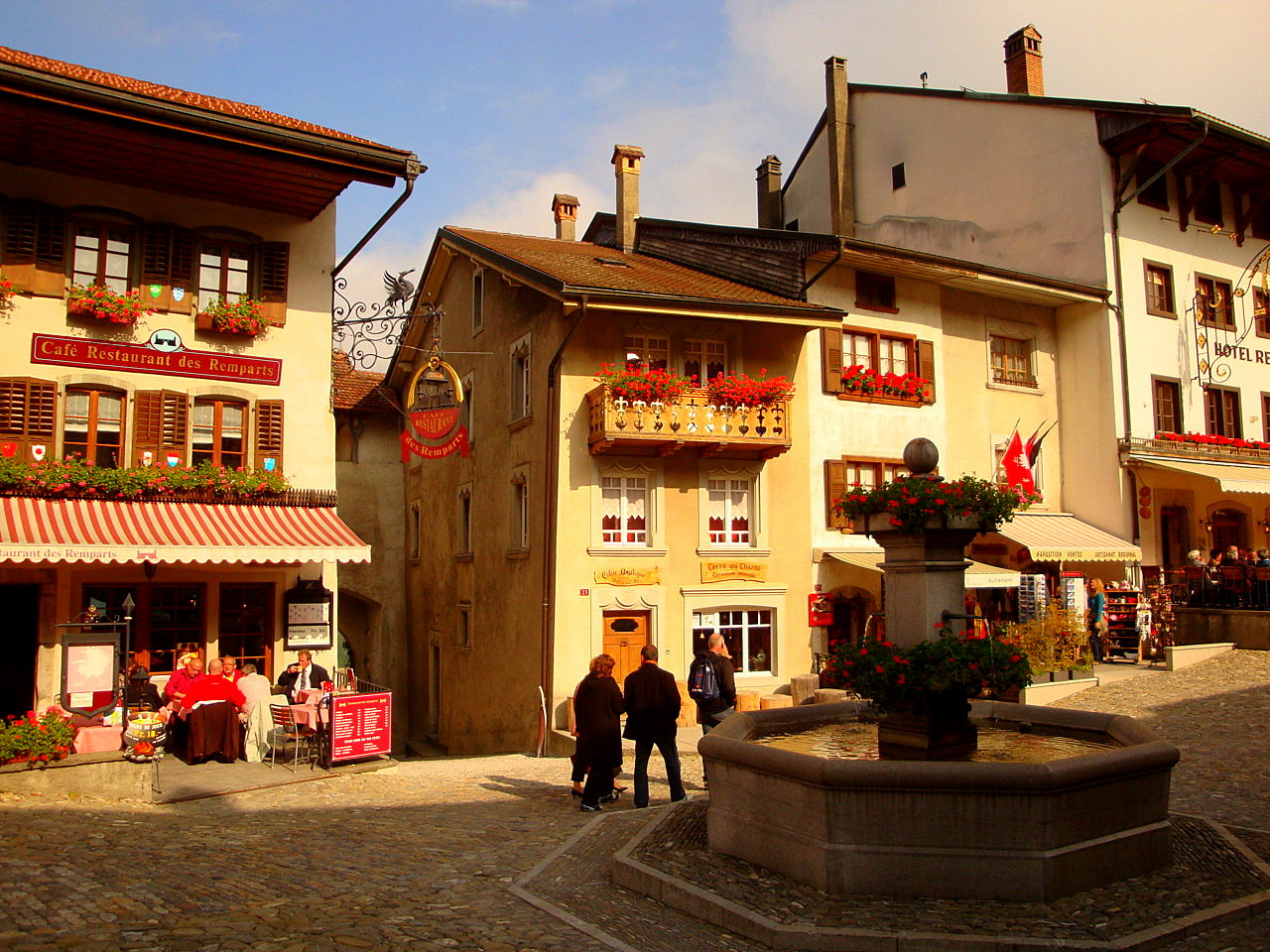 Gruyeres old town
